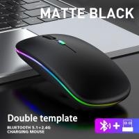 ราคา เมาส์ไร้สายสำหรับแล็ปท็อปพีซีบลูทูธเมาส์แบบชาร์จไฟได้เมาส์ไร้สายเมาส์ไร้เสียง LED แบ็คไลท์เมาส์สำหรับเล่นเกมส์ตามหลักสรีรศาสตร์ (21164593290)