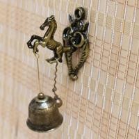 ราคา กระดิ่งประตูที่แขวนแมวกวักนำโชค กระดิ่งลมทองแดงแขวนผนังเครื่องประดับประตูร้านสไตล์จีน (21072144931)