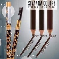 ราคา ราคายกโหล ดินสอคิ้วลายเสือ ปลอกเหล็ก ซิวานน่า SiVANNA EYE BROW PENCIL ES003 (8020707978)