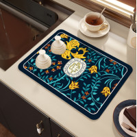 ราคา ไดอะตอม ที่รองจาน ผ้ารองจานสวยๆที่รองจานหรูๆ ผ้ารองจานอาหาร table mat สำหรับห้องครัว ดูดซับน้ำได้ดี กันลื่น ทนความร้อนทน แผ่นรองบนโต๊ะอาหาร เสื่ออบแห้งจาน แผ่นรองจาน แผ่นรองกาแฟ (21276188521)