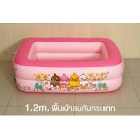 ราคา LookmeeShop สระน้ำเป่าลมครอบครัว 2 เมตร ทรงสี่เหลี่ยมลายการ์ตูนลิขสิทธิ์น่ารัก พลาสติกเกรดพรีเมี่ยม สระน้ำเป่าลมทรงสี่เหลี่ยม (13243976510)