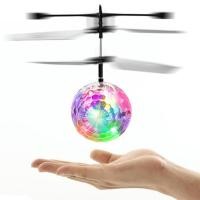 ราคา conusea ball toys kids luminous magic electric flying ball helicopers colorful flaming sensor led light infritters (21160617698)