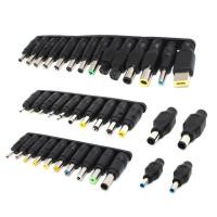 ราคา 1 ชุด 38 ชิ้น หัวแปลงพลังงานอเนกประสงค์อะแดปเตอร์พาวเวอร์ซัพพลาย Charger เสียบปลั๊กสำหรับ HP Del L แล็ปท็อปโน้ตบุ๊ค DC 5 5 2 1 หญิง Multi Type ชายแจ็คปลั๊กแปลงไฟ (1283766535)