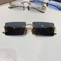 ราคา Chrome Hearts แว่นกันแดดแฟชั่นไร้ขอบแว่นกันแดดเกรดสูงแว่นกันแดดขับรถ UV (18199923205)