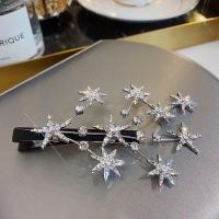 ราคา Lucky spring กิ๊ฟติดผมรูปดาวคริสตัล สไตล์เกาหลีKorean hairpin bow hair clip star diamond hairpin 5 คะแนน (16425362536)