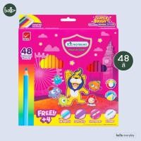 ราคา Master Art มาสเตอร์อาร์ต ดินสอสีไม้มาสเตอร์อาร์ต แท่งยาว รุ่นซุปเปอร์ไบรท์ 12 24 36 48 สี (21070328278)