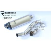 ราคา ท่อแต่ง CBR650R CB650R ชุดสลิปออนงานดัดพร้อมปลาย Akrapovic 18 นิ้ว ใบใหญ่ ปากแคฟล่า สุดตรงรุ่น CBR650R CB650R งานสวย (15172631226)