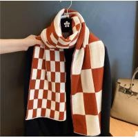 ราคา KOKLO CO ผ้าพันคอไหมพรมวูล ลายตาราง SKUP1880 (16694069264)