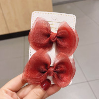 ราคา กิ๊บติดผมเด็ก1คู่ใหม่น่ารักเข็มกลัดกิ๊ฟหนีบผมโบว์ออร์แกนซ่าหมวกเด็กเด็กเครื่องประดับผมกิ๊บปากเป็ดสำหรับเด็ก (18155903094)