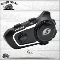 ราคา บูลทูธติดหมวกกันน็อค VIMOTO อินเตอร์คอม มีระบบตัดเสียงรบกวน 1000mah ตัวเครื่องกันน้ำกันฝนได้ กันน้ำIP67 สําหรับหมวกกันน็อครถจักรยานยนต์ Bluetooth 5 0 มีอินเตอร์คอมในตัว (21256044630)