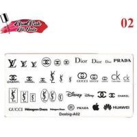 ราคา แผ่นปั๊มลายเล็บ เพลทปั๊มเล็บ แผ่นเพลท ปั้มลายเล็บ ลายโลโก้ พร้อมส่ง (19678946429)