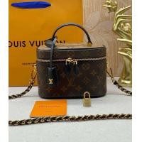 ราคา พร้อมส่ง กระเป๋าถือ ผู้หญิง ถอดสายได้ สายโซ่อะไหล่ทอง หนังสีน้ำตาลทูโทน อุปกรณ์ครบกล่อง (20681160625)