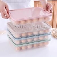 ราคา กล่องเก็บไข่ ที่เก็บไข่ กันกระแทก เก็บได้24ฟอง คละสี egg storage box (11412683126)