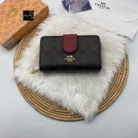 ราคา กระเป๋า สตางค์ผู้หญิง ใบกลาง coach สินค้าพร้อมส่ง พร้อมกล่อง ถุงผ้า งานเกรดพี่เมียม ขนาด6 5นิ้ว (18320397624)