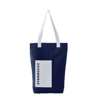ราคา Starbucks กระเป๋าสะพาย CARRY ON TOTE Bag สีน้ำเงิน (16421067883)
