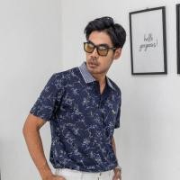 ราคา Jaguar เสื้อยืดโปโล ผู้ชาย แขนสั้น สีกรม ผ้าพิมพ์ลาย JAY 1420 DNV (18911899513)