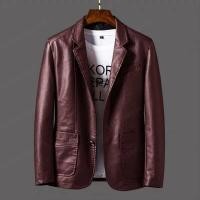 ราคา biubiubeng HFH เสื้อสูทหนังผู้ชายสไตล์เกาหลี (18986745376)