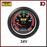 ราคา เกจ์วัดโวลต์ วัดแบตเตอรี่ พร้อมอุปกรณ์ติดตั้ง ขนาด 12V 24V หน้าสีมีไฟ เกจ์วัดโวลท์ ยี่ห้อ E1 (18904043863)