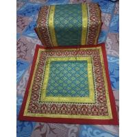 ราคา ชุดหมอนอิงหมอนกราบและผ้าอาสนะปูนั่งพระสงฆ์ A set of cushions prostrate pillows and asana cloth for sitting monks (17388309645)