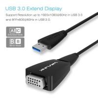 ราคา Wavlink อะแดปเตอร์ USB 3 0เป็น VGAตัวแปลงการ์ดกราฟิกภายนอกและอะแดปเตอร์กราฟิกวิดีโอพิกเซลสูงสุด1920X1080พร้อมสาย USB 3 0เป็น Micro B โหมดขยายและกระจก (120636519)