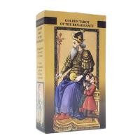 ราคา Colorful Tarot Cards Delicate 80 Sheets Golden Tarot of The Renaissance Mysterious Board Game Oracle Card Full English Party Supplies Tarot Cards for Teenagers Women Men brilliant (19830022518)