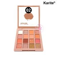ราคา Karite พาเลทอายแชโดว์ พาเลตต์อายแชโดว์แต่งตา 16 สี อายแชโดว์ พีช อายแชโดว์พาเลทท์ สีสวย ติดทน กันน้ำ กันเหงื่อ (16338888009)