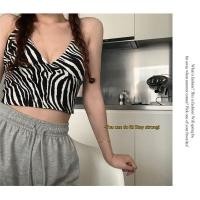 ราคา สายเดี่ยวลายม้าลาย รุ่น9570 เสื้อกล้าม สไตล์เรียบง่าย (7862227211)