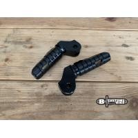 ราคา พักเท้าแต่ง หน้า หลัง Foot pegs aluminum CNC black สำหรับ Triumph Bonneville T100 T120 ปี 16 ขึ้นไป (18552110495)