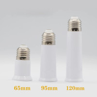 ราคา ขั้วต่อหลอดไฟยาว ขั้วE27 ขั้วเกลียว ขั้วแปลง ขั้วรับขยายหลอด ขนาด 65mm 95mm 120mm (19675950322)