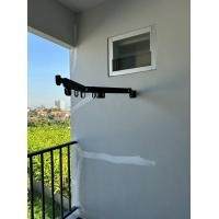 ราคา ราวแขวนผ้าอลูมิเนียมติดผนัง ติดกาว พร้อมส่ง (17611862222)