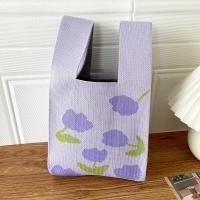 ราคา สายรุ้งลายถักกระเป๋าถือ กระเป๋าถือสไตล์ญี่ปุ่น Handmade Handbags กระเป๋าถือสุภาพสตรี กระเป๋าถือน่ารักถัก กระเป๋าถือสุภาพสตรีแบบสบาย ๆ กระเป๋าถือนำกลับมาใช้ใหม่ ถักกระเป๋าสะพาย Women Bag (19536616980)