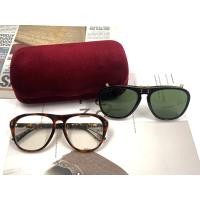 ราคา Gucci แว่นตากันแดด รุ่น GG0128S 006 Havana Clip on (17389878130)