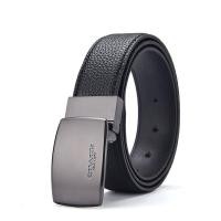 ราคา 3 5ซม Athosline เข็มขัดผู้ชาย Coach เข็มขัดหนังแท้สำหรับของขวัญผู้ชายพร้อมกล่อง Doublesided เข็มขัด Reversible Buckle (10358495485)