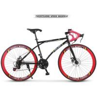 ราคา ประกอบฟรี FIXED GEAR 24 Speed มีเกียร์ จักรยานฟิกเกียร์ เสือหมอบ ขนาดเฟรม 49 cm ล้อ 26 นิ้ว ขอบ 40 มิล เฟรมเหล็ก ขนาดยาง 700x23c (9938394610)