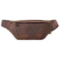 ราคา Royal Bagger ผู้ชาย Crazy Horse หนังกระเป๋าคาดเอวกระเป๋าพาดไหล่ย้อนยุคของแท้ Cowhide กระเป๋าคาดอกกลางแจ้งกีฬาขี่จักรยานกระเป๋าโทรศัพท์ (9440213522)