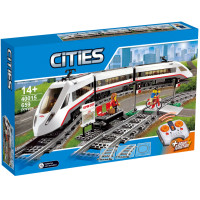ราคา ตัวต่อ Lego city remote control high speed passenger train harmony train 60051 Chinese building block toy 02010 (17213092057)
