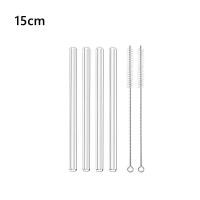 ราคา 6 Inch Short Glass Drinking Straws Reusable Drinking Straws Eco Friendly Straws for Cocktail Glasses Bar Drinkware Accessory Specialty Glassware (19802019954)
