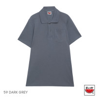 ราคา แตงโม SUIKA เสื้อแตงโมคอปก POLO ชาย หญิง 59 DARK GREY (18223893943)