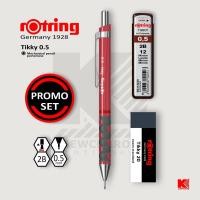 ราคา ชุดดินสอกด rOtring Tikky 0 5 มม Promo Set ดินสอกด ไส้ ยางลบ (17695242689)