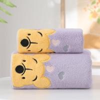 ราคา HANGDIAN จัดส่งฟรี หมีพูห์เดอะพูห์ ผ้าขนหนู ผ้าเช็ดตัว นุ่มเป็นพิเศษ ซึมซับน้ำได้เป็นอย่างดี เนื้อผ้านุ่ม 2ผืน ห่อด้วยถุงแก้ว ชุดผ้าขนหนูอาบน้ำ ของขวัญ ชําร่วยงานแต่ง ผืนใหญ่70x140 ผืนเล็ก35x75 โทนสีพ