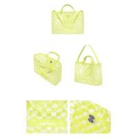 ราคา สินค้าของแท้100 พร้อมส่ง Carlyn Reuseable bag Black Lime Neon (20658783849)