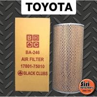 ราคา กรองอากาศ TOYOTA LH112Commuter เบนซิน ตู้หัวจรวด Black clubs BA 246 ไส้อกรองอากาศ (9674308323)