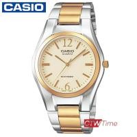 ราคา Casio Standard นาฬิกาข้อมือสุภาพบุรุษ สายสแตนเลสสองกษัตริย์ รุ่น MTP 1253SG 9ADF Silver Gold (2428898203)