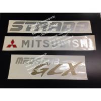 ราคา สติ๊กเกอร์ดั้งเดิมติดท้ายรถ MITSUBISHI STRADA คำว่า MITSUBISHI STRADA MEGACAB GLX ติดรถ แต่งรถ มิตซูบิชิ สตราด้า sticker (4676312916)
