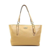 ราคา กระเป๋าถือ ทรง Tote COACH แท้ หนังแท้ หนังนิ่ม ใบใหญ่ เบา มีซิปปิดด้านบน ทรงสวยหรู รุ่นแนะนำ COACH 33961 CHICAGO ELLIS PEBBLED LEATHER TOTE BAG Nude (12902635963)