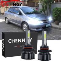 ราคา สำหรับฮอนด้าซิตี้ SEL 4th Gen 2003 2008 โคมไฟหัว 2ชิ้น CHENNGY LED สีขาว6000พันหลอดไฟชุดไฟหน้า (16309427240)