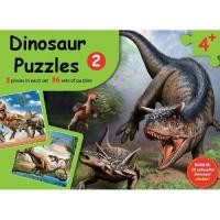 ราคา Kid Plus จิ๊กซอว์ สื่อเสริมทักษะ เรียนรู้เรื่องไดโนเสาร์พันธุ์ต่างๆ Dinosaur Puzzles 2 (4901450101)
