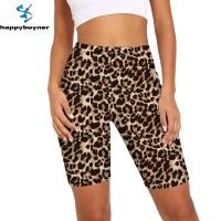 ราคา Happybuyner ผู้หญิงเอวสูงออกกำลังกายพิมพ์กางเกงขาสั้นโยคะกีฬา Mid ความยาว Tummy ควบคุมนักวิ่งสั้นกางเกง Biker เลกกิ้งโยคะกางเกงขาสั้นออกกำลังกาย (7413006753)