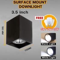 ราคา โคมไฟดาวน์ไลท์ ติดลอย โคมไฟดาวน์ไลท์ ติดลอยเกี่ยวกับขั้ว E27 Downlight LED โคมดาวน์ไลท์ติดลอย ทรงกลม ขั้ว E27 สีดำ 3 5นิ้ว 4นิ้ว ทรงกลมเเละเหลี่ยม (21143696578)