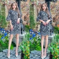 ราคา ป้าย Love ladu เซท 2 ชิ้นเสื้อกับกระโปรงงานปักฉลุทั้งชุด ผ้าเนี้อดีมากๆ (20529977442)